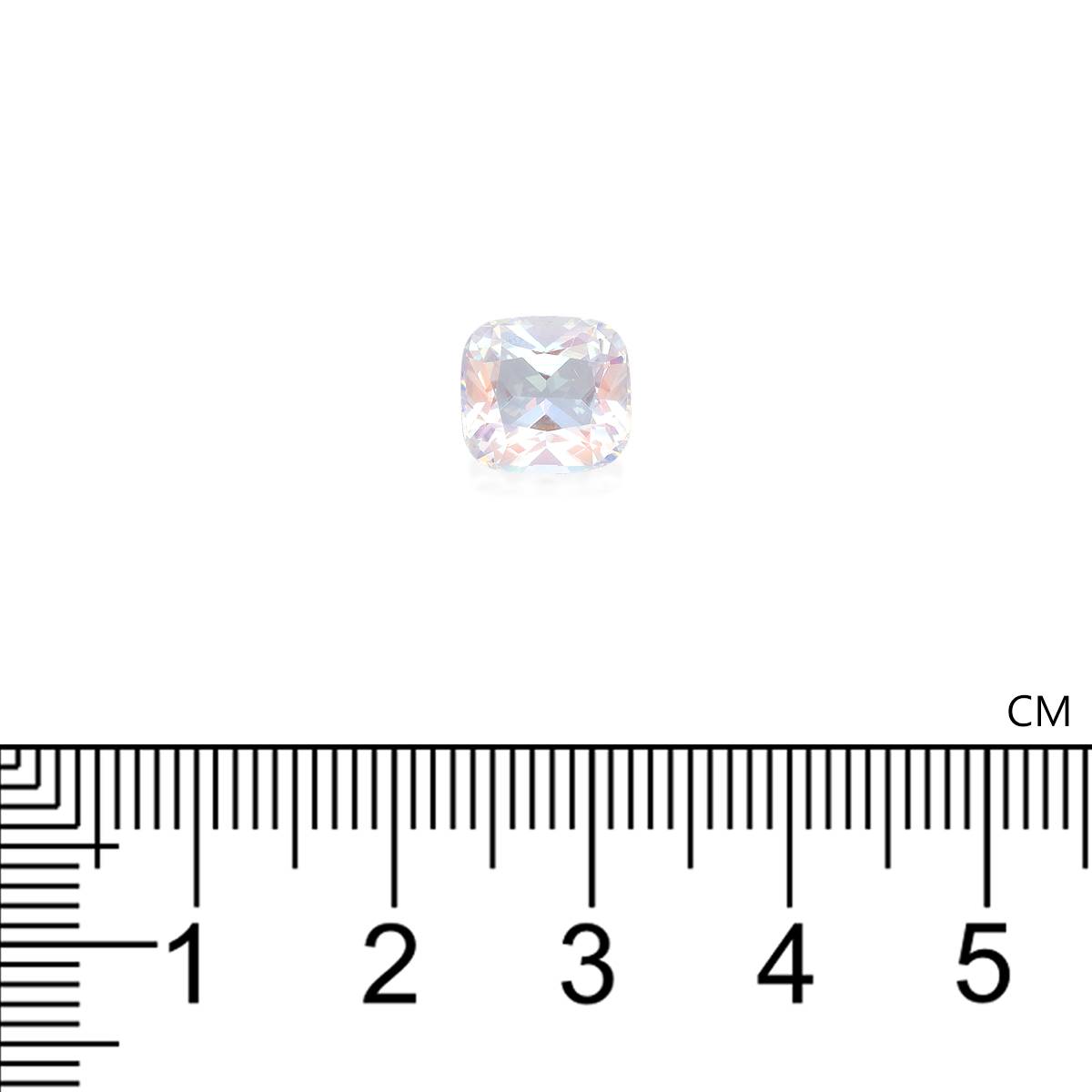 mixed colour rainbow moonstone, 2.39ct cushion cut — view 4