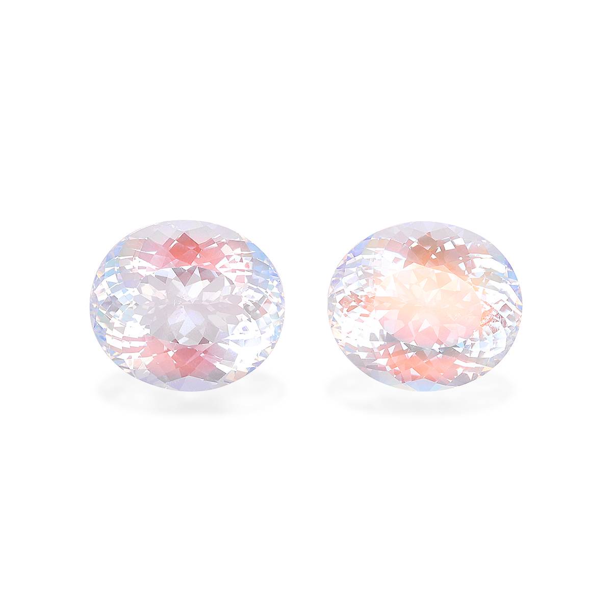 mixed colour rainbow moonstone, 11.68ct oval cut — main view