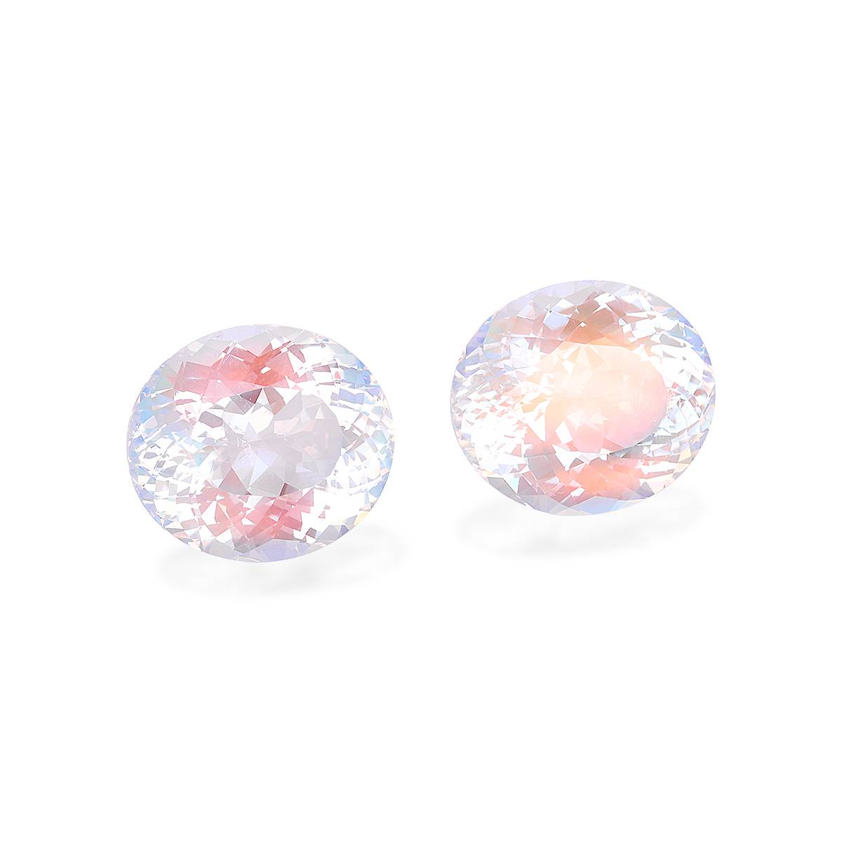 mixed colour rainbow moonstone, 11.68ct oval cut — view 3