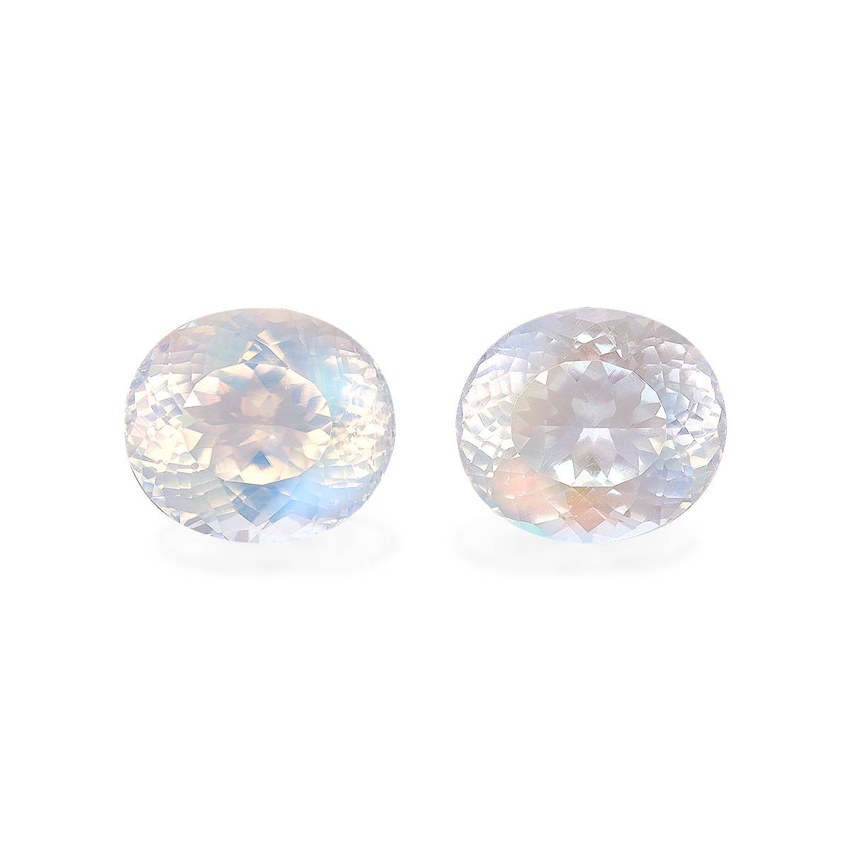mixed colour rainbow moonstone, 9.04ct oval cut — main view