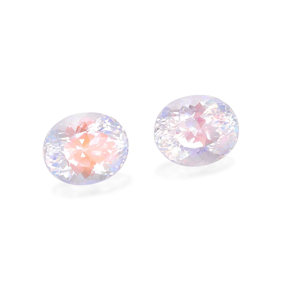 mixed colour rainbow moonstone, 7.32ct oval cut — view 3