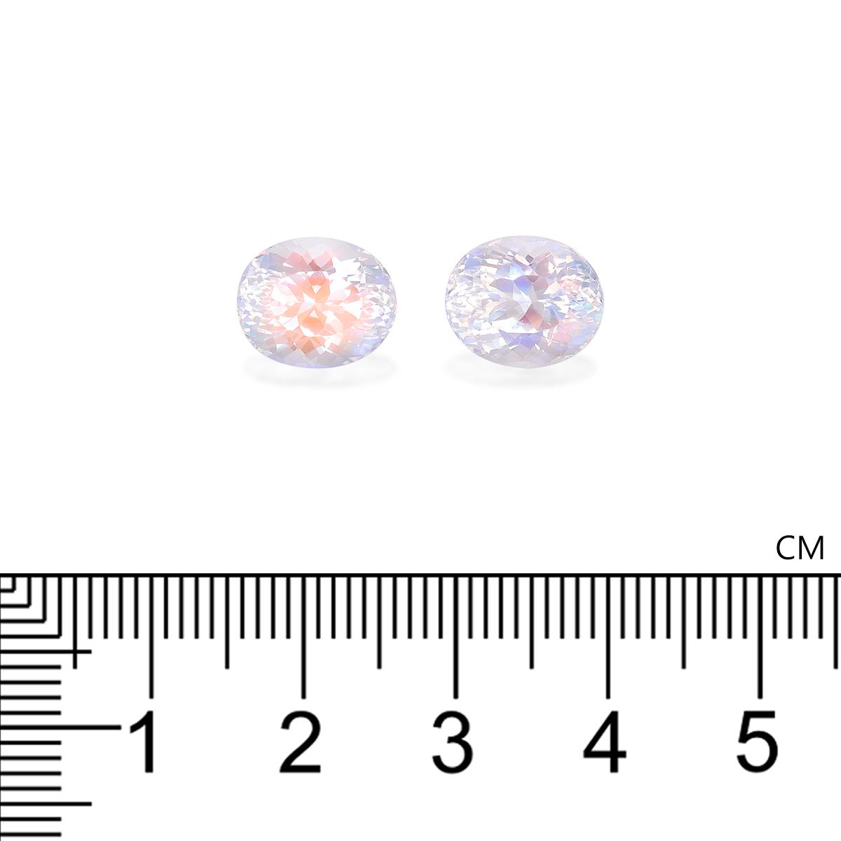 mixed colour rainbow moonstone, 7.32ct oval cut — view 4