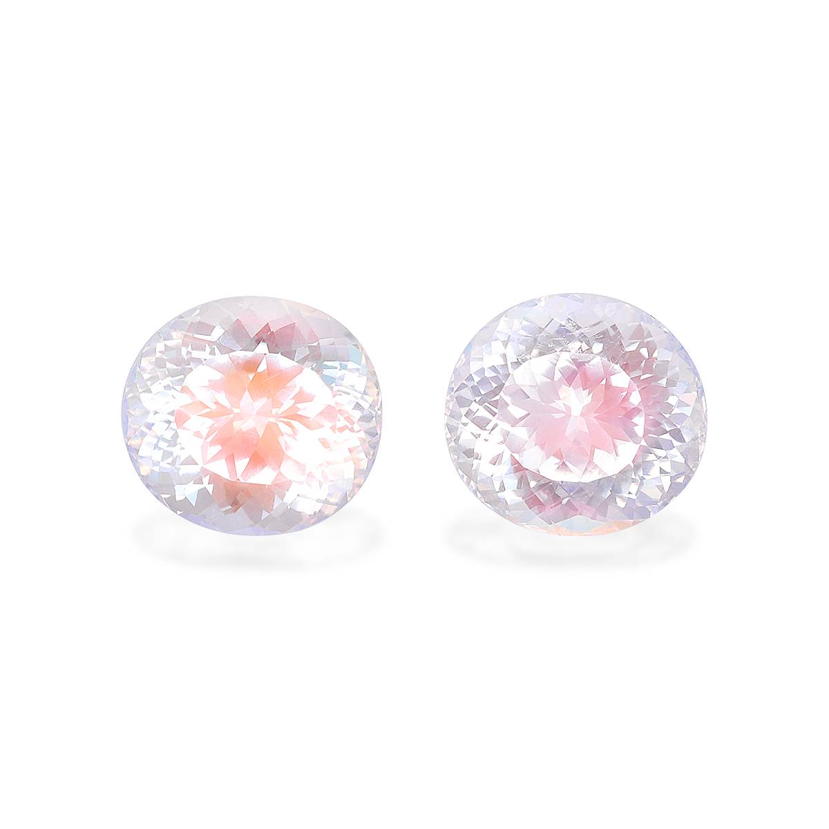 mixed colour rainbow moonstone, 7.12ct oval cut — main view