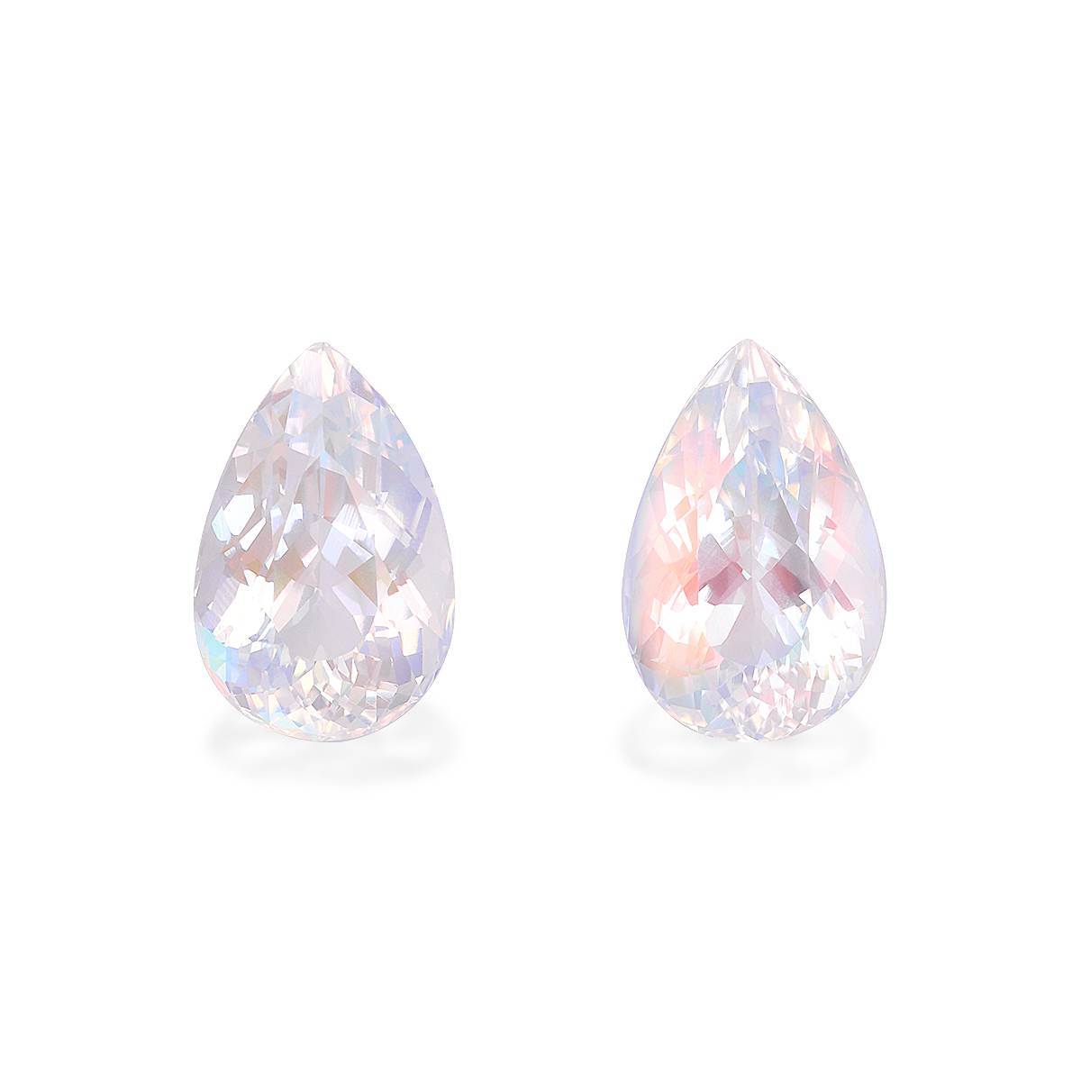 mixed colour rainbow moonstone, 7.47ct pear cut — main view