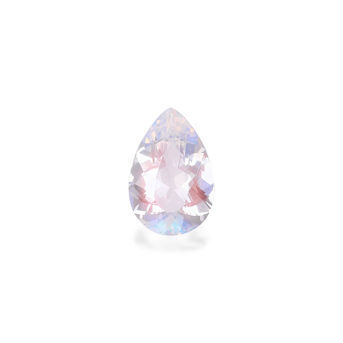 mixed colour rainbow moonstone, 3.37ct pear cut — main view