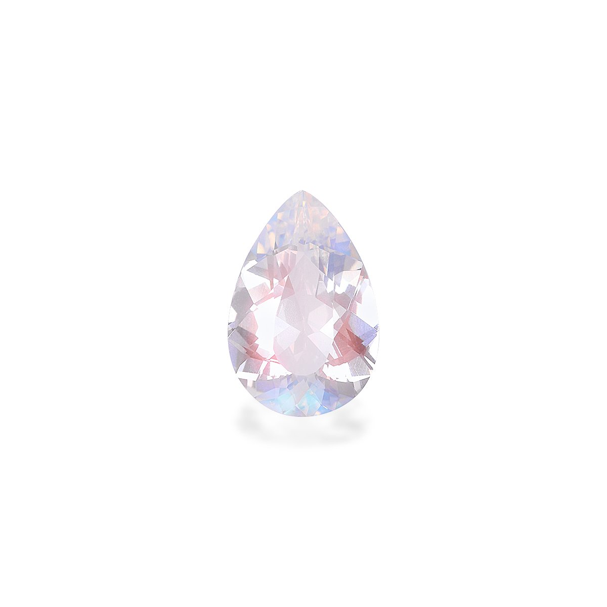 mixed colour rainbow moonstone, 3.37ct pear cut — main view