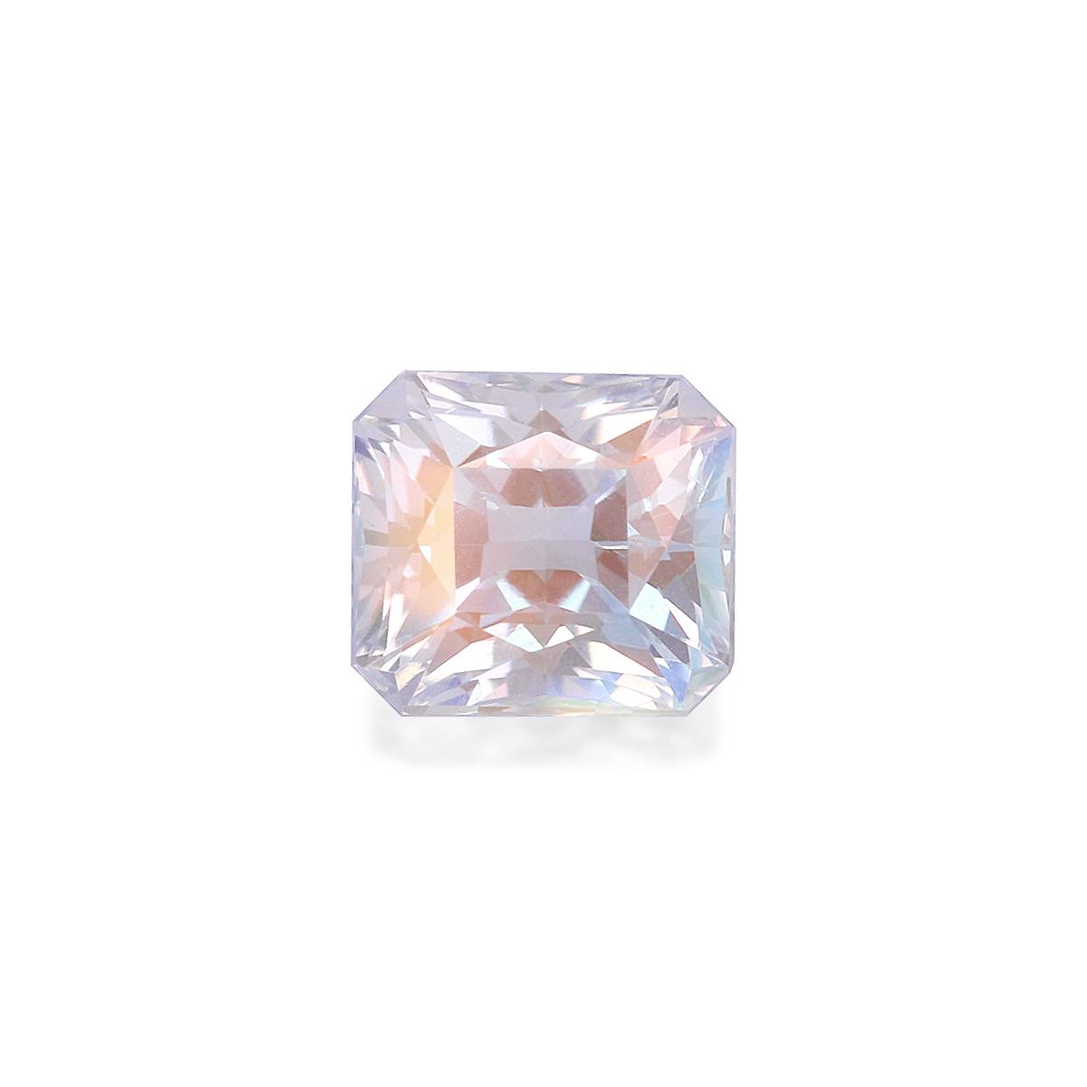 mixed colour rainbow moonstone, 2.05ct rectangular cut — main view