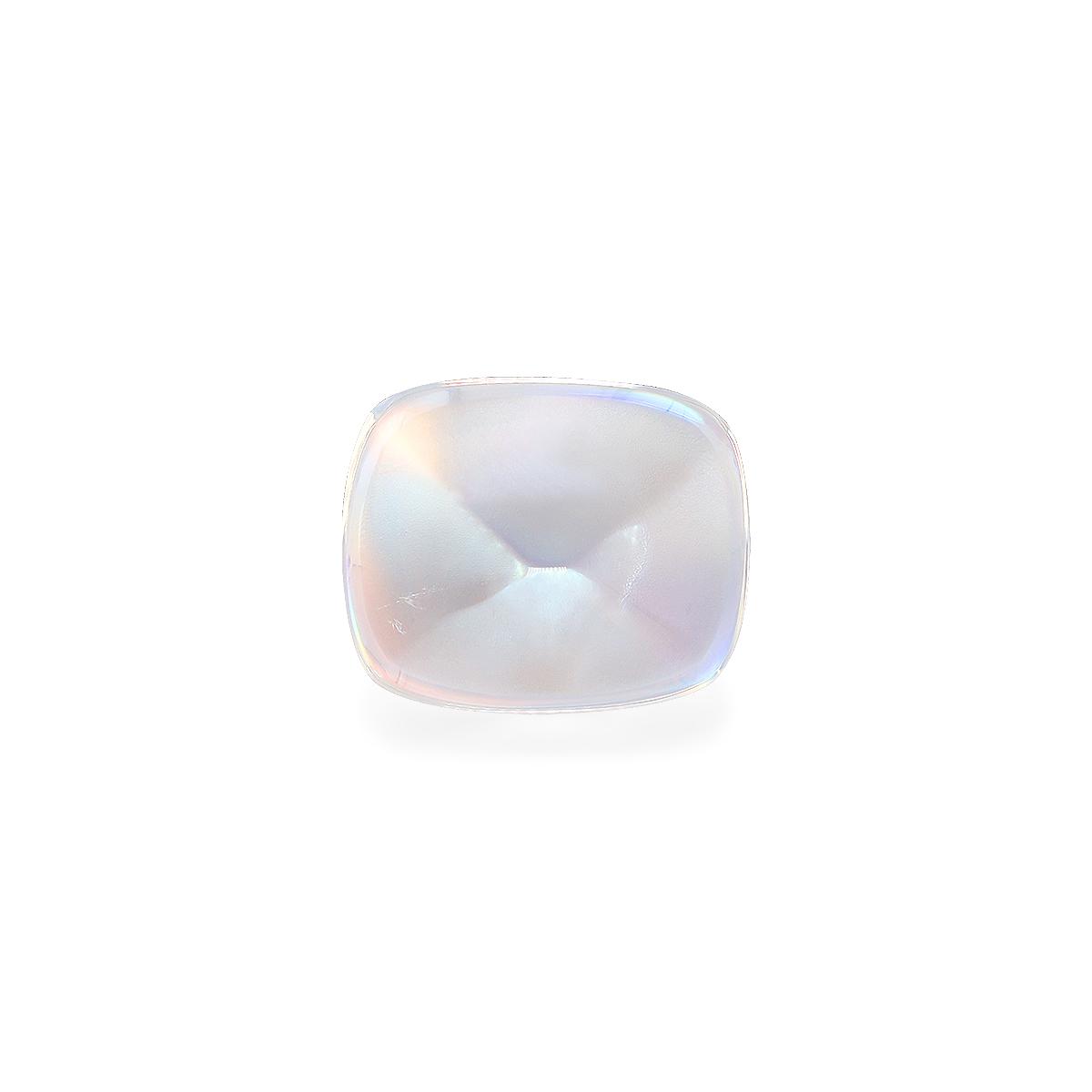 mixed colour rainbow moonstone, 10.8ct cushion cut — view 3
