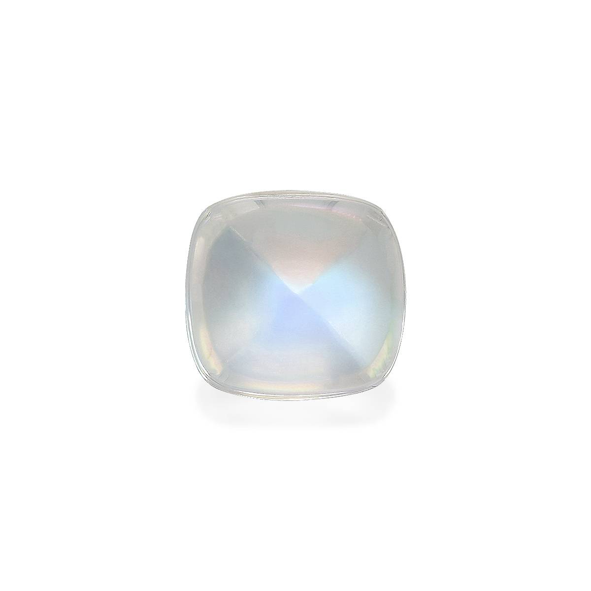 mixed colour rainbow moonstone, 10.94ct cushion cut — view 3