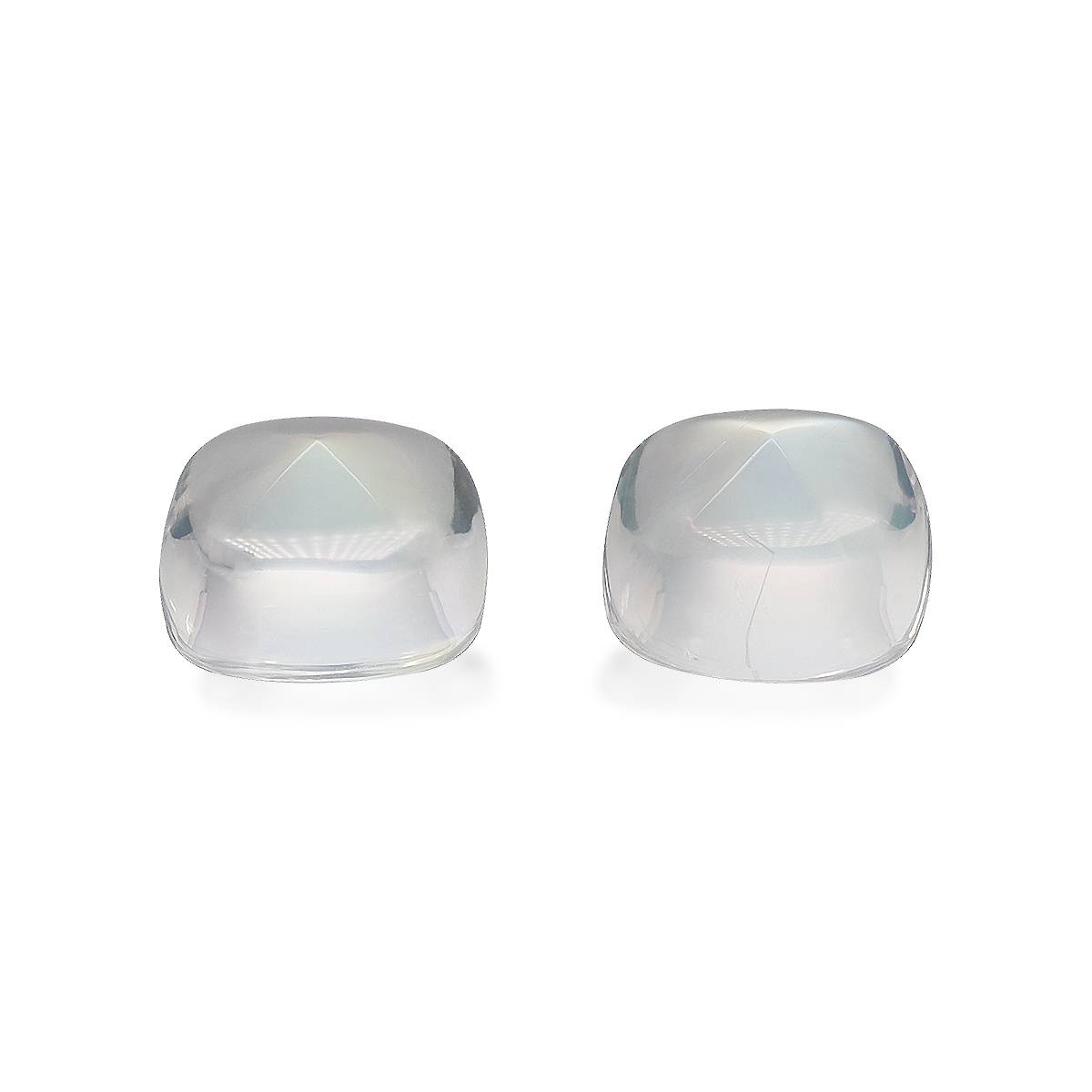 Mixed Colour Rainbow Moonstone 9.86ct - 10mm Pair