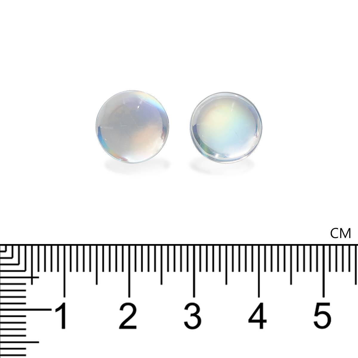 mixed colour rainbow moonstone, 14.44ct unknown cut — view 4