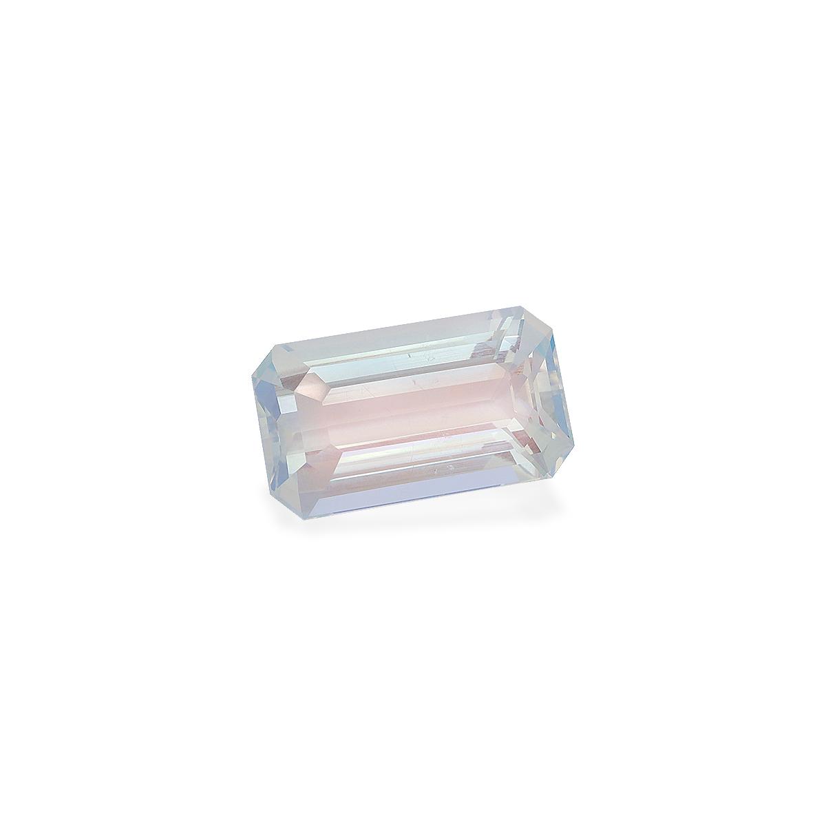 white rainbow moonstone, 8.31ct rectangular cut — view 3