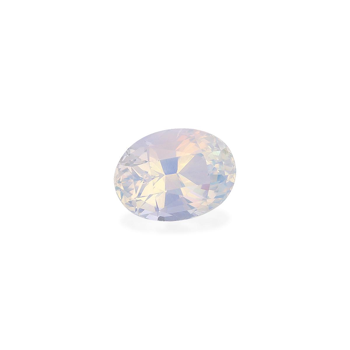 white rainbow moonstone, 9.38ct pear cut — view 3