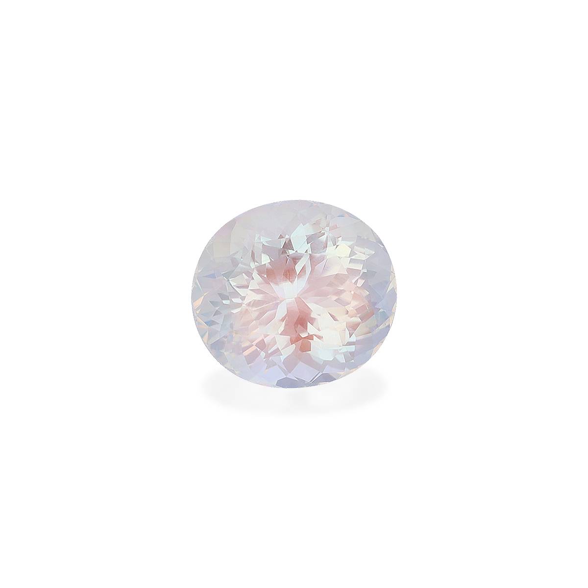 white rainbow moonstone, 7.26ct oval cut — view 3