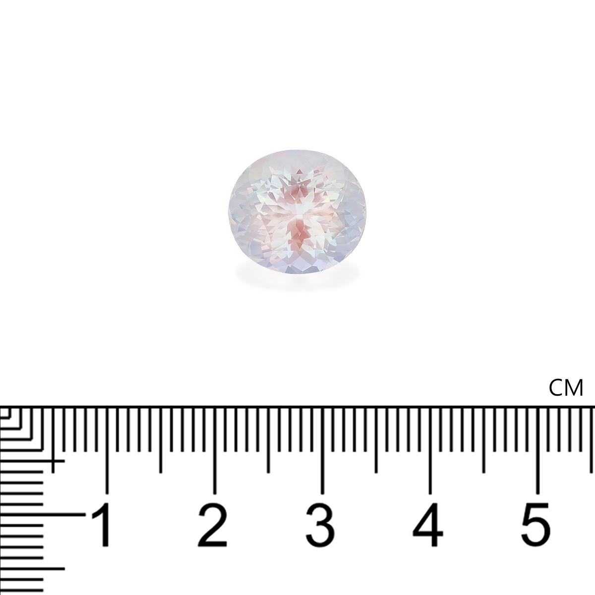 white rainbow moonstone, 7.26ct oval cut — view 4