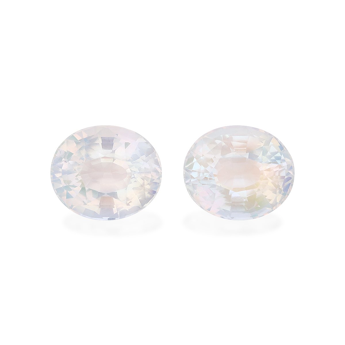 white rainbow moonstone, 16.45ct oval cut — main view