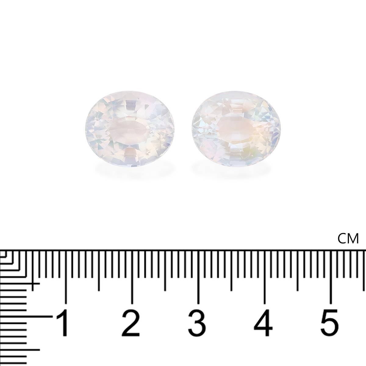 white rainbow moonstone, 16.45ct oval cut — view 4