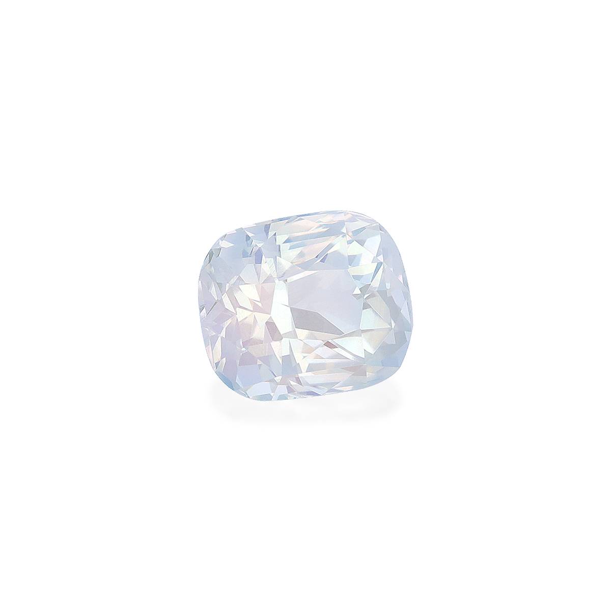 white rainbow moonstone, 5.27ct heart cut — view 3