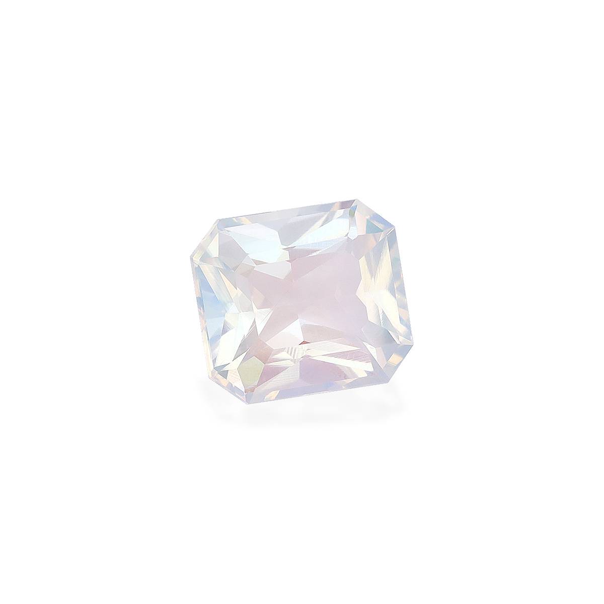 white rainbow moonstone, 5.03ct rectangular cut — view 3