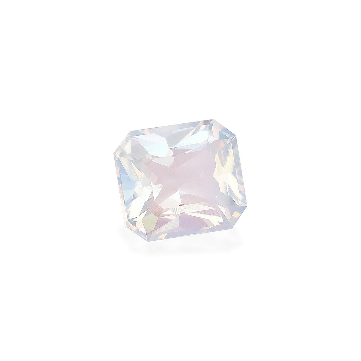 white rainbow moonstone, 5.03ct rectangular cut — view 3