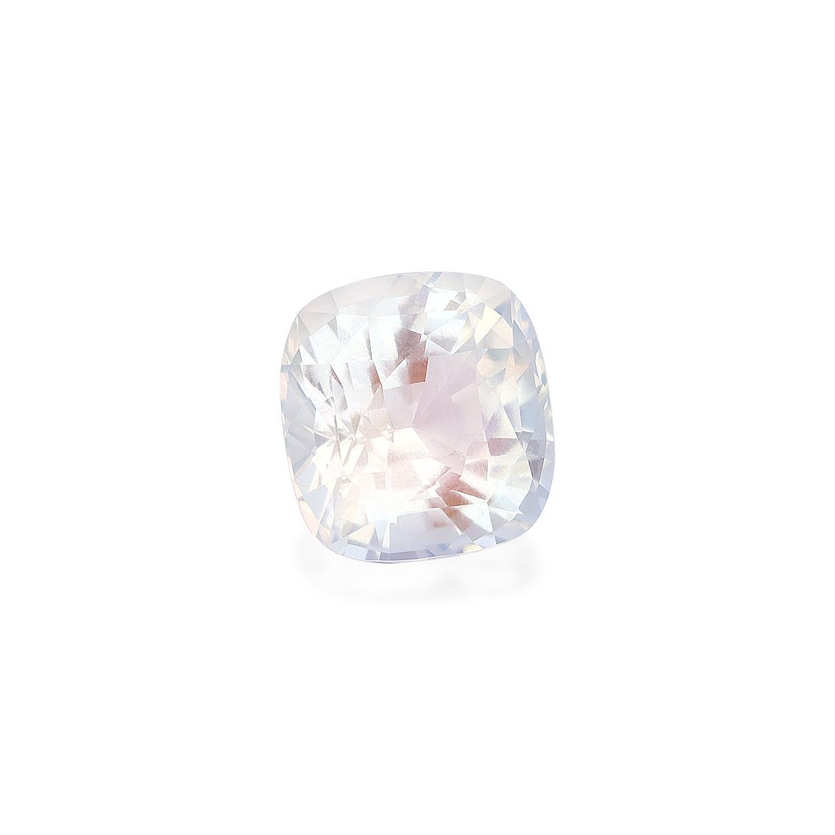 white rainbow moonstone, 6.42ct cushion cut — view 3