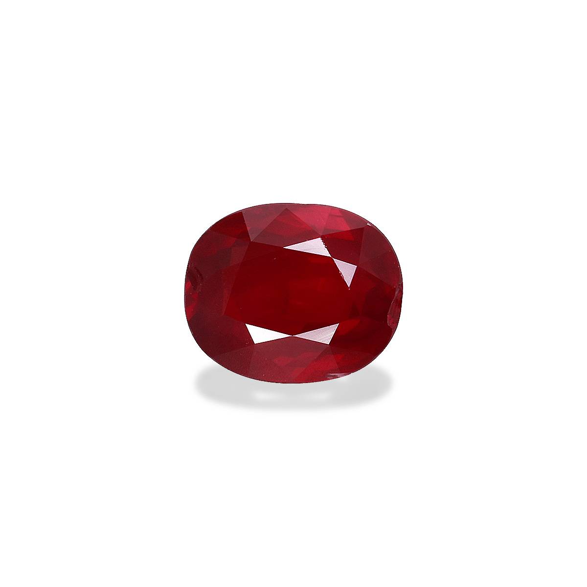 Pigeons Blood red mozambique ruby, 2.01ct cushion cut — main view