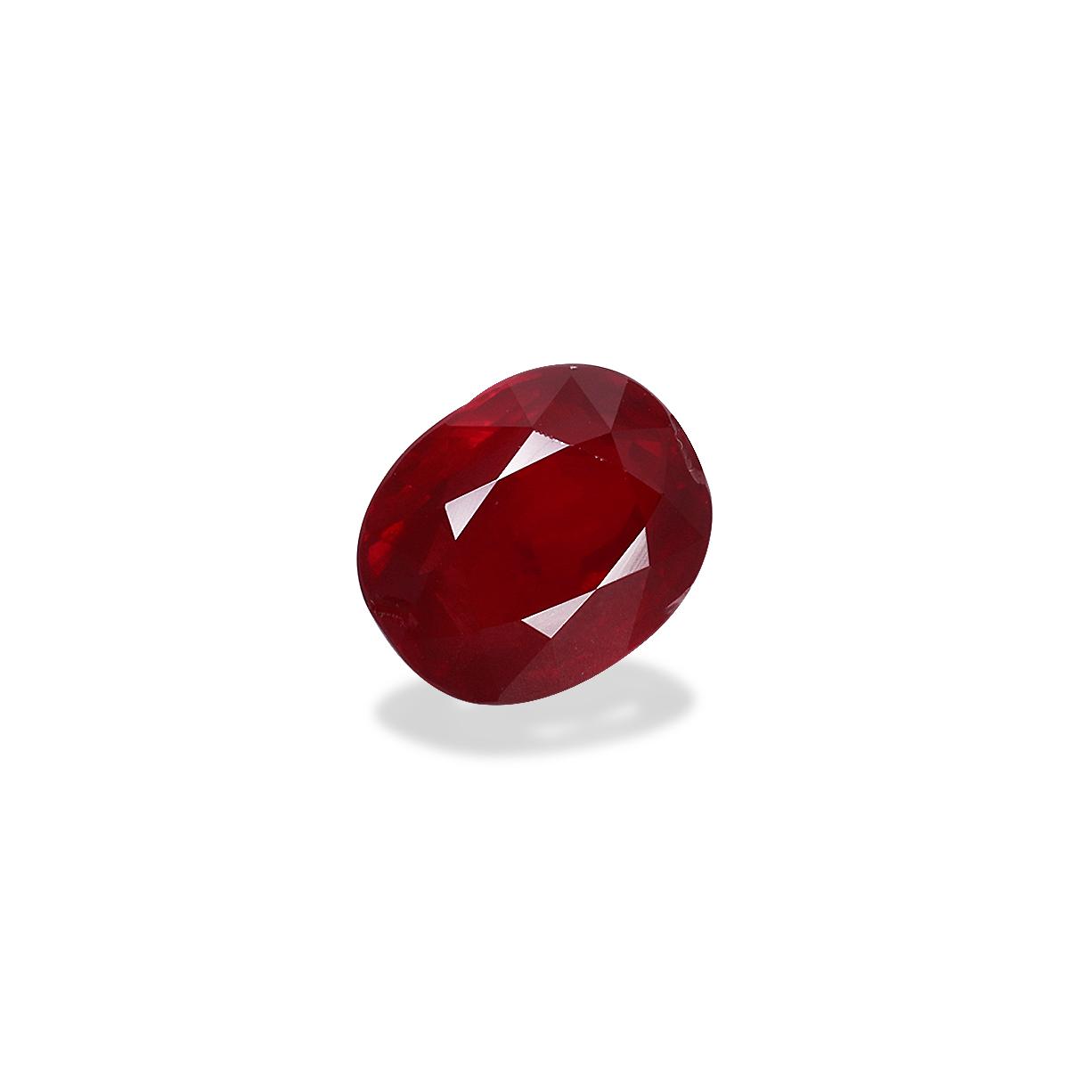 Pigeons Blood red mozambique ruby, 2.01ct cushion cut — view 3
