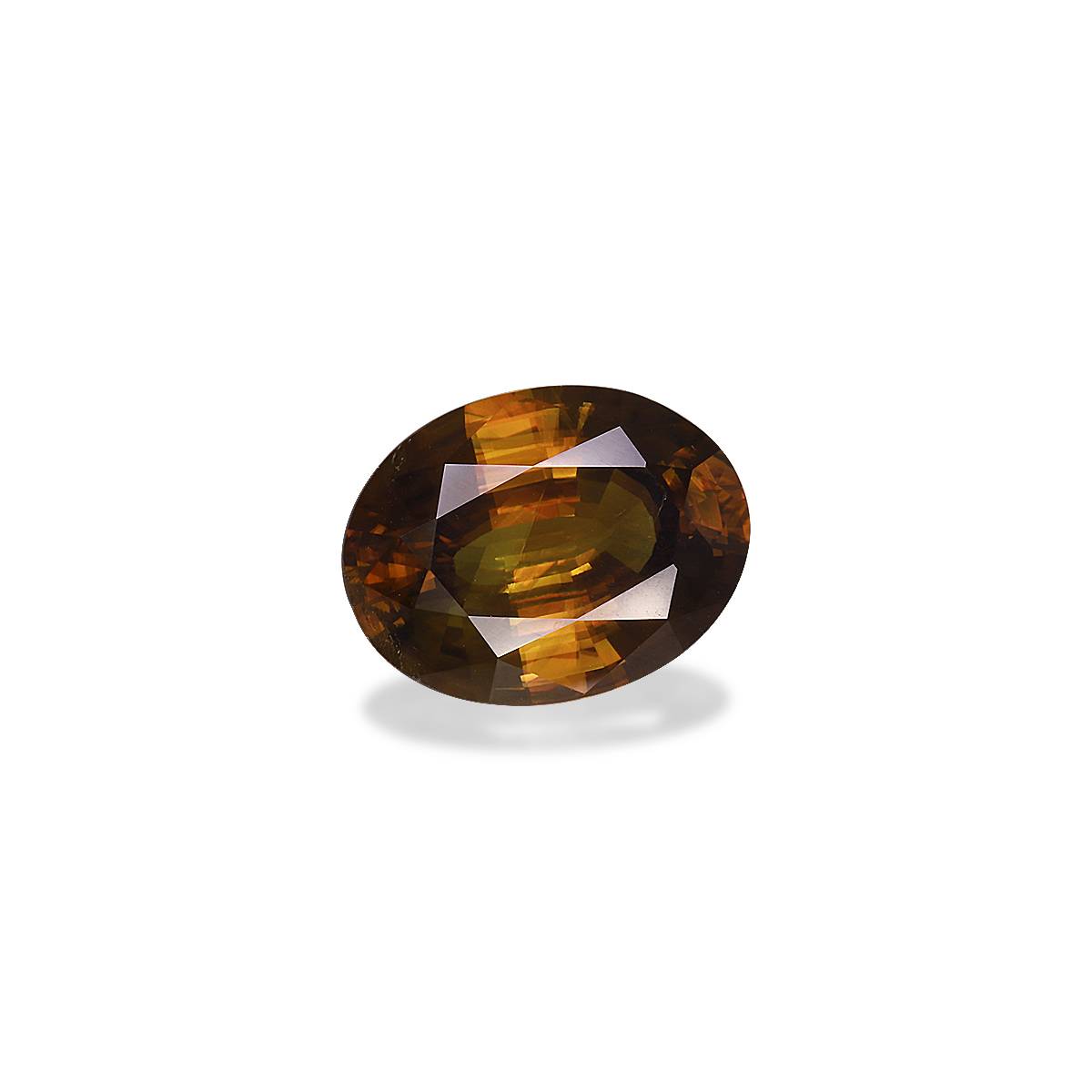 brown sphene, 5.88ct oval cut — view 3