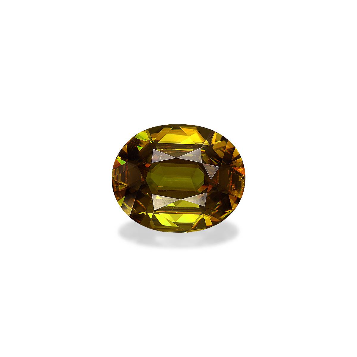 brown sphene, 10.33ct oval cut — main view