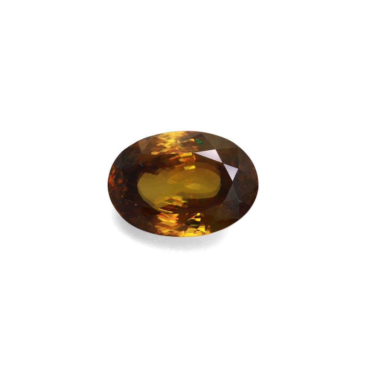 green sphene, 20.81ct oval cut — main view