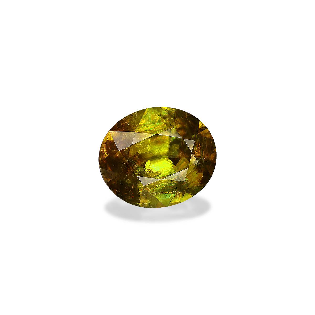 brown sphene, 6.52ct oval cut — view 3