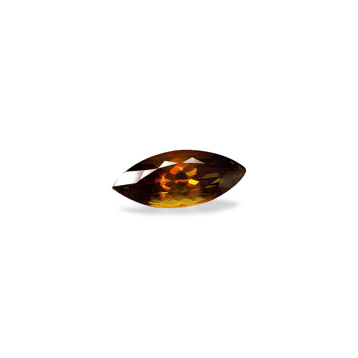 brown sphene, 8.68ct unknown cut — view 3