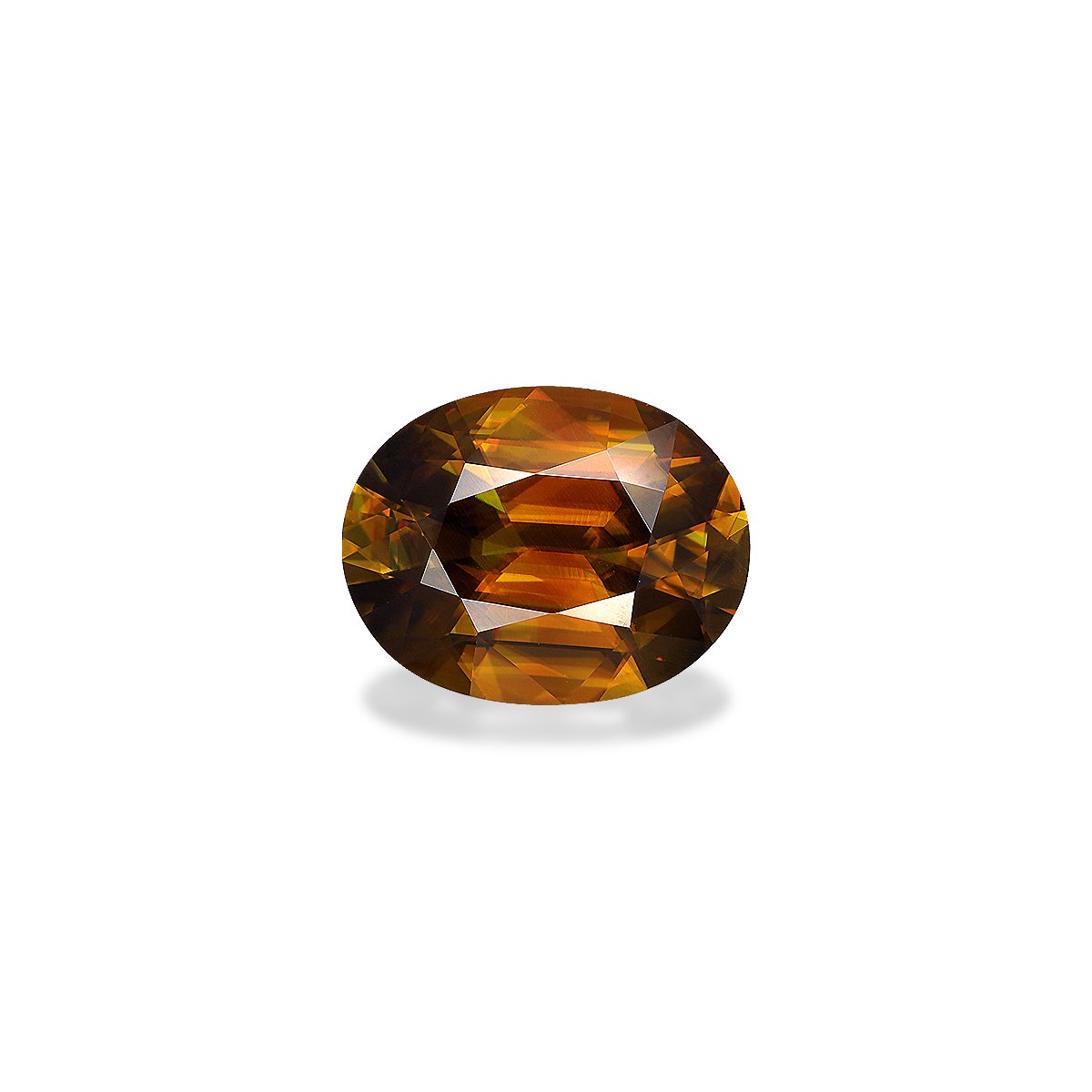 brown sphene, 6.24ct oval cut — main view