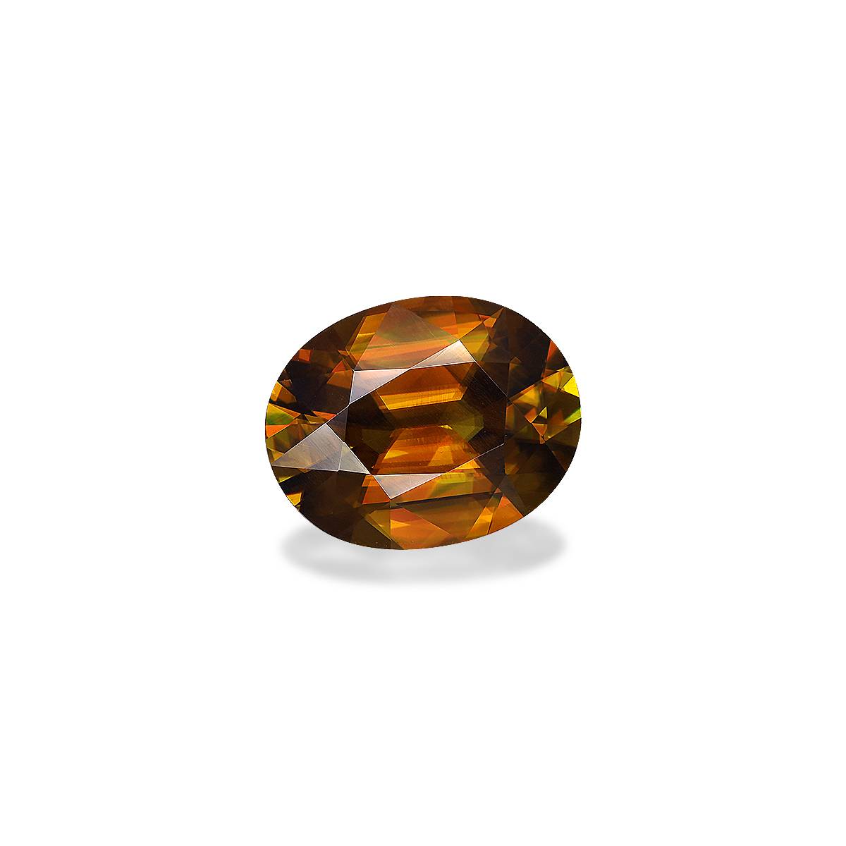 brown sphene, 6.24ct oval cut — view 3
