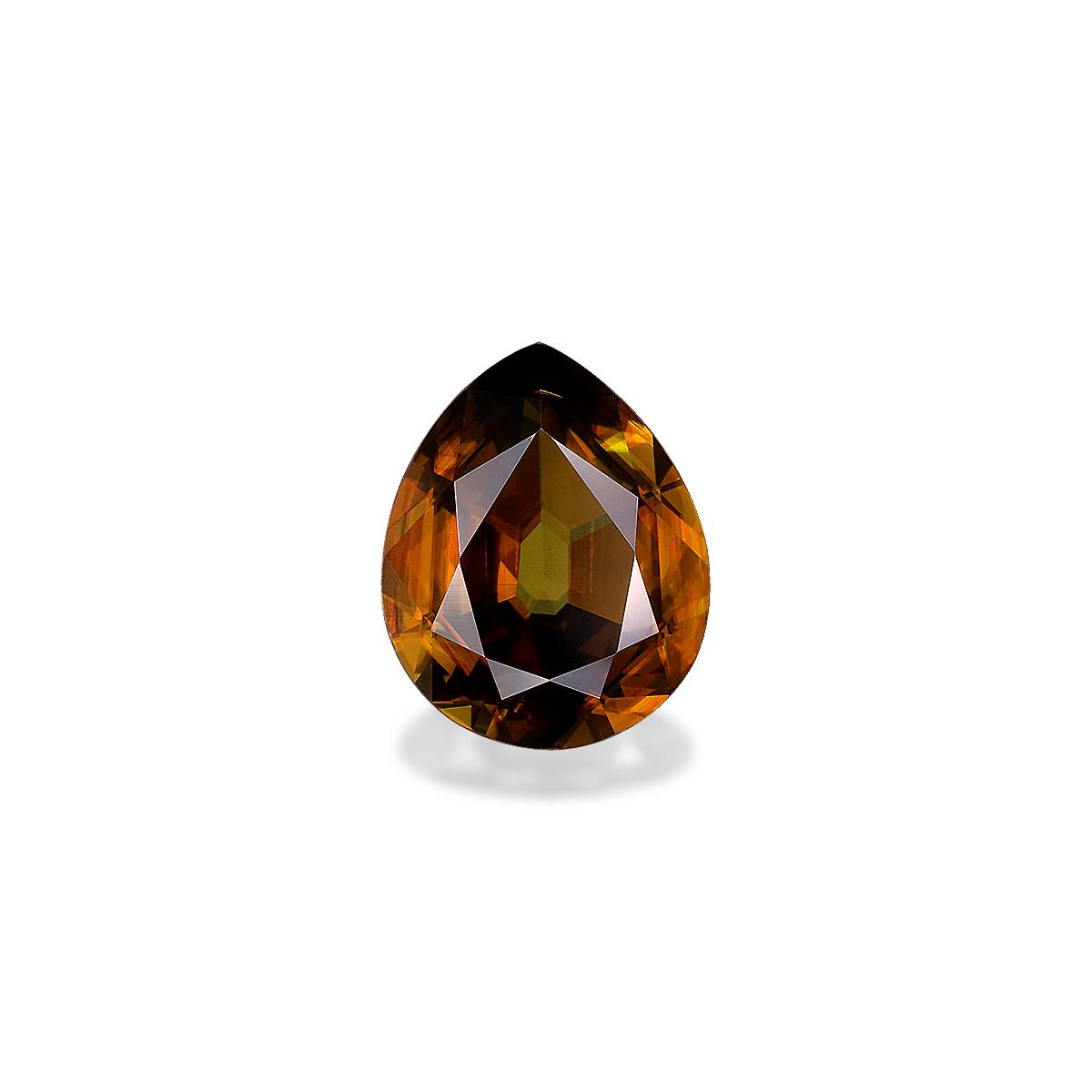 corn yellow sphene, 3.88ct oval cut — main view