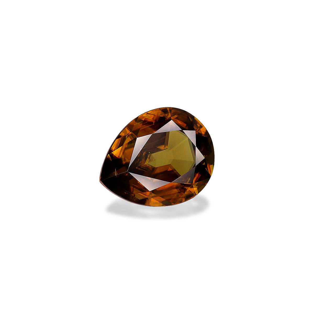 corn yellow sphene, 3.88ct oval cut — view 3