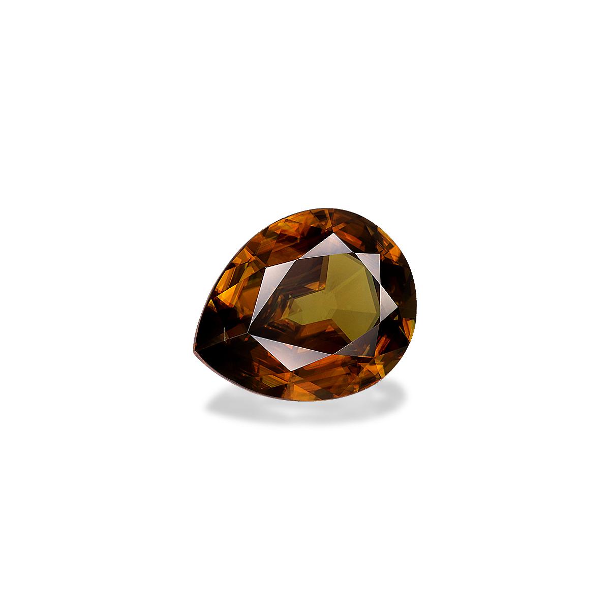 corn yellow sphene, 3.88ct oval cut — view 3