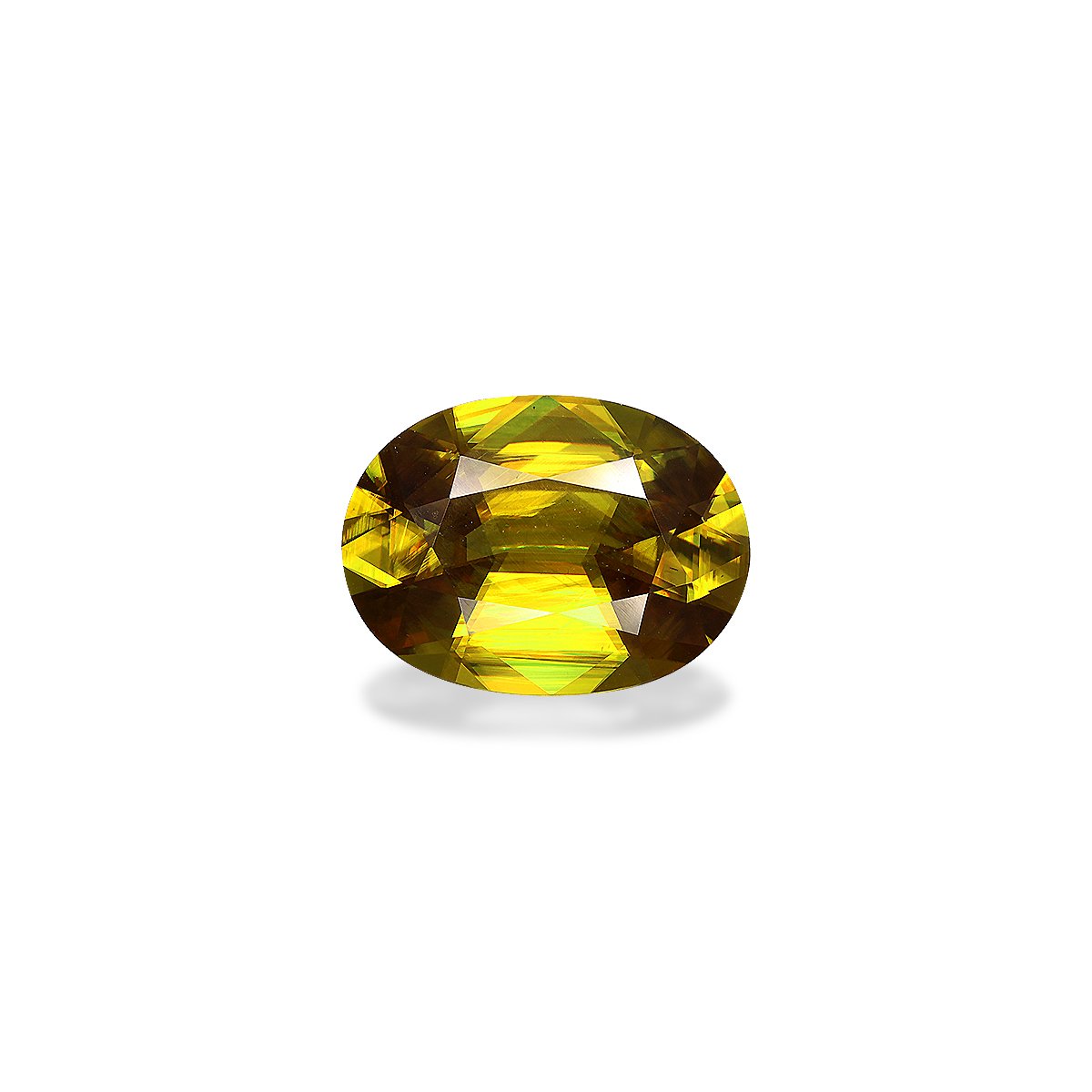 brown sphene, 5.69ct oval cut — main view