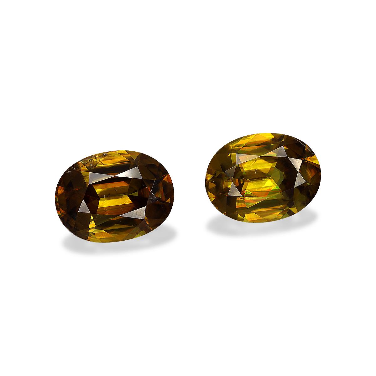 brown sphene, 8.17ct oval cut — view 3