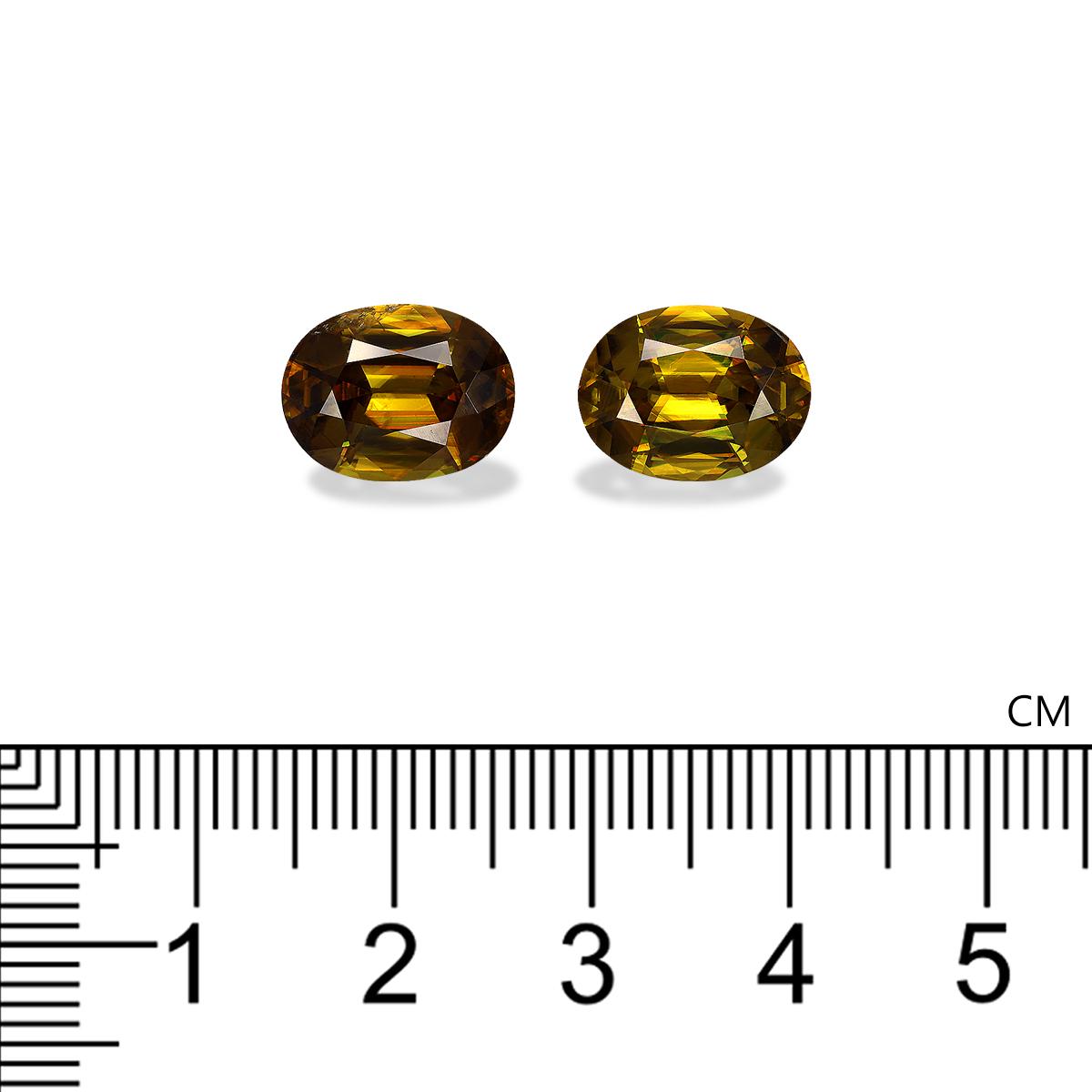brown sphene, 8.17ct oval cut — view 4