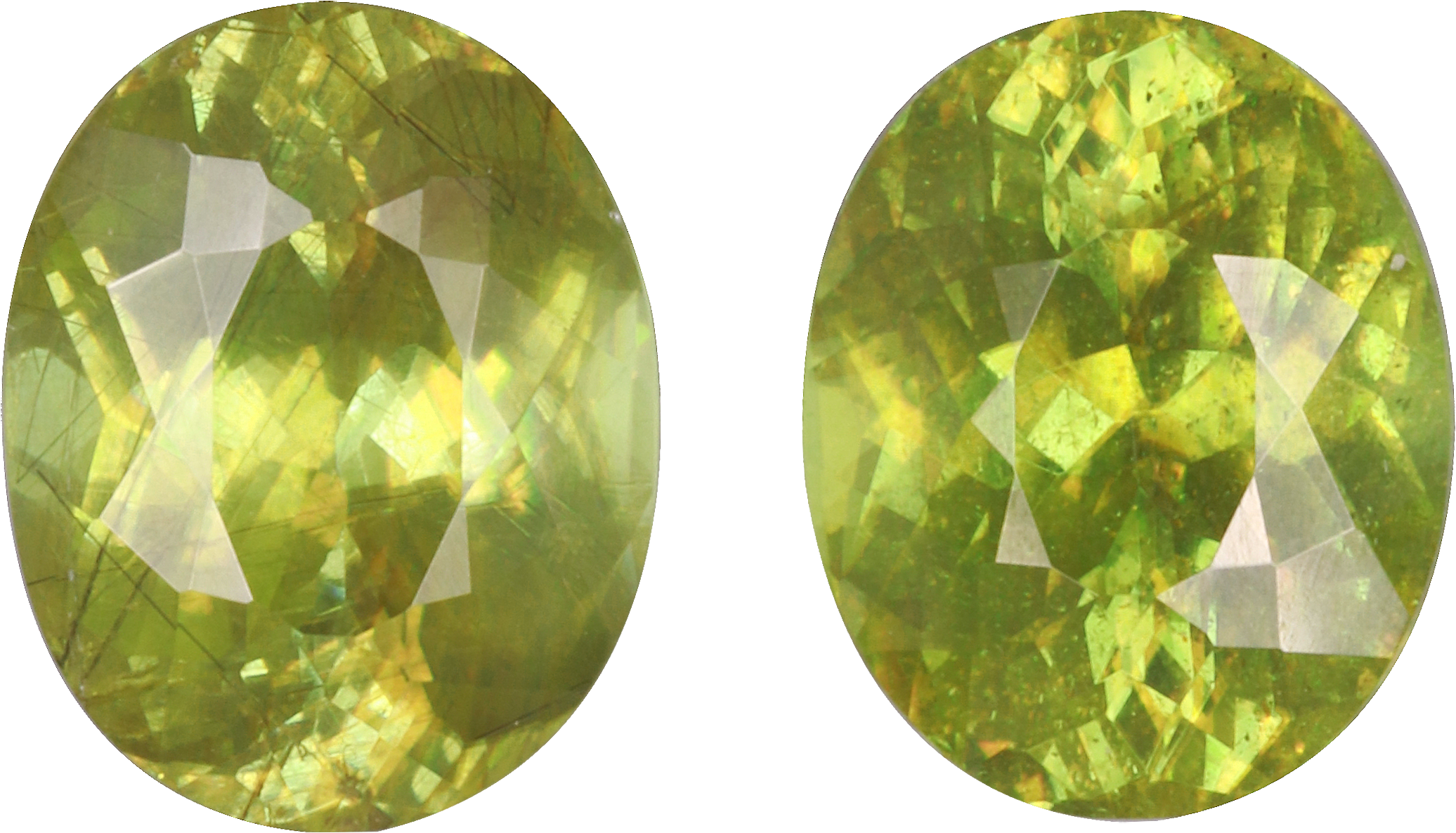 Oval cut sphene