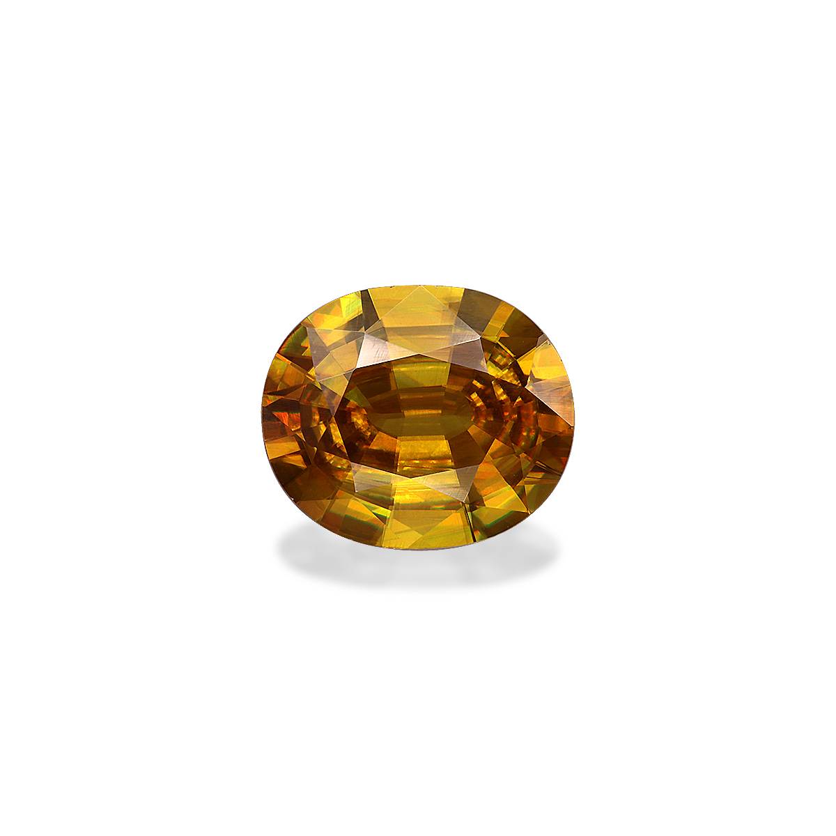 Corn Yellow Sphene 5.49ct - 13x11mm