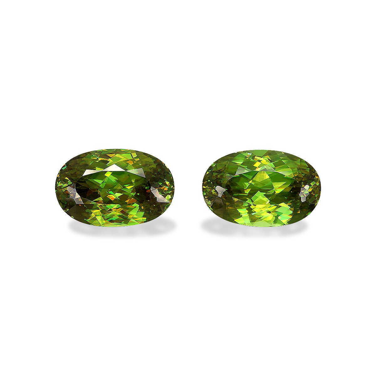 green sphene, 23.1ct oval cut — main view