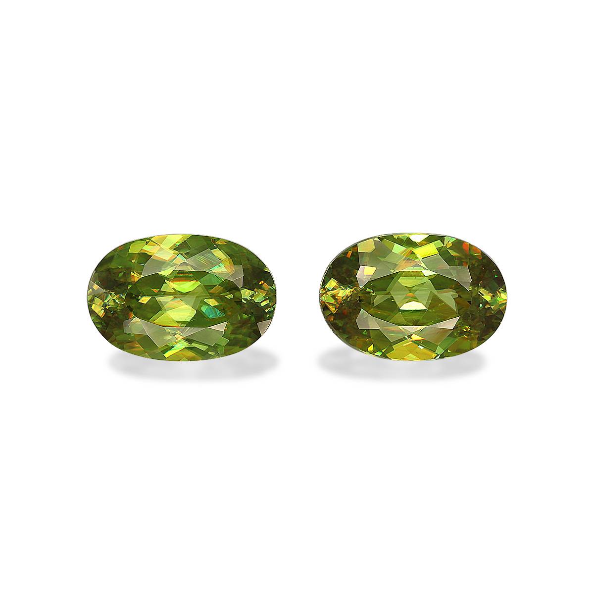 green sphene, 14.19ct oval cut — main view