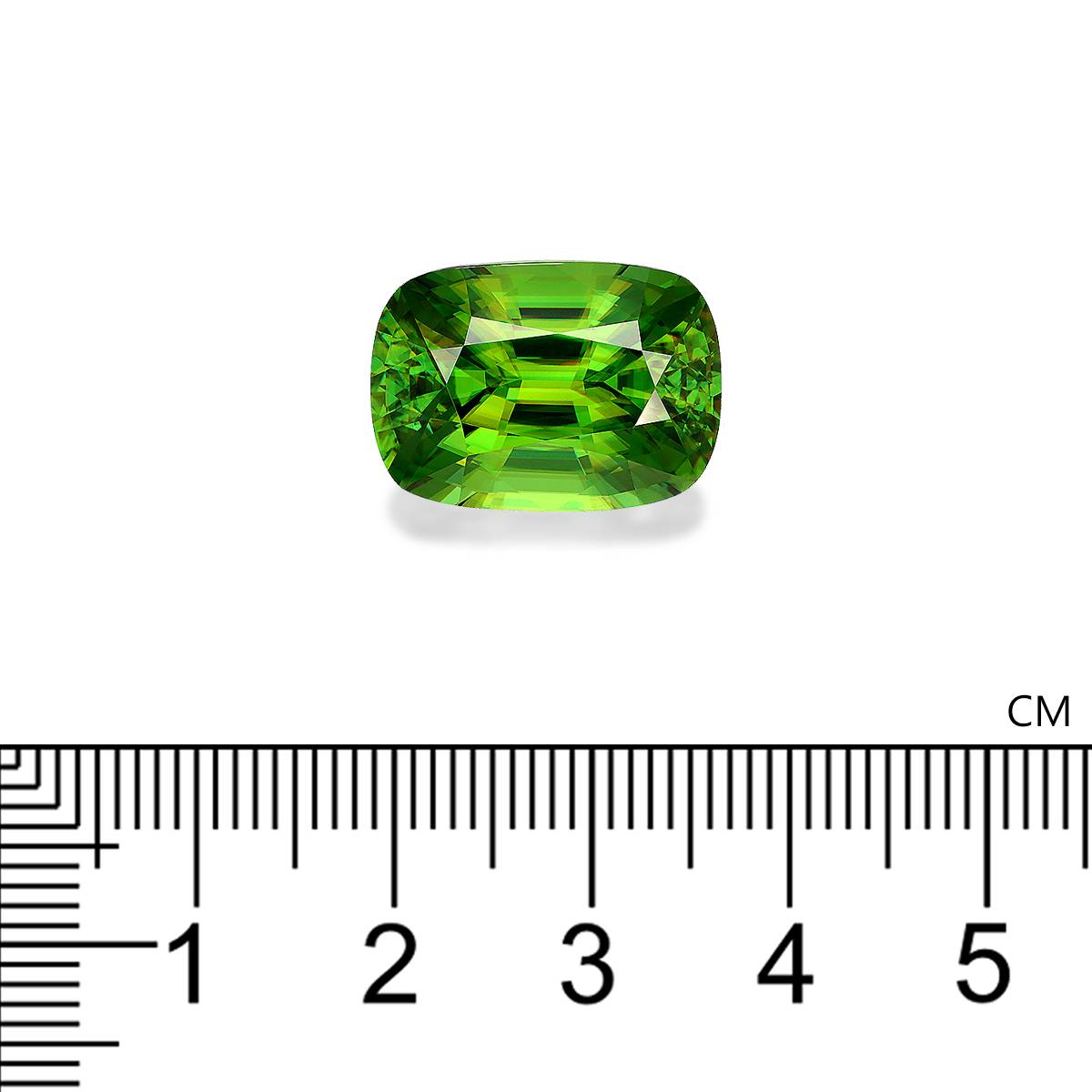 sphene, 18.27ct cushion cut — view 4
