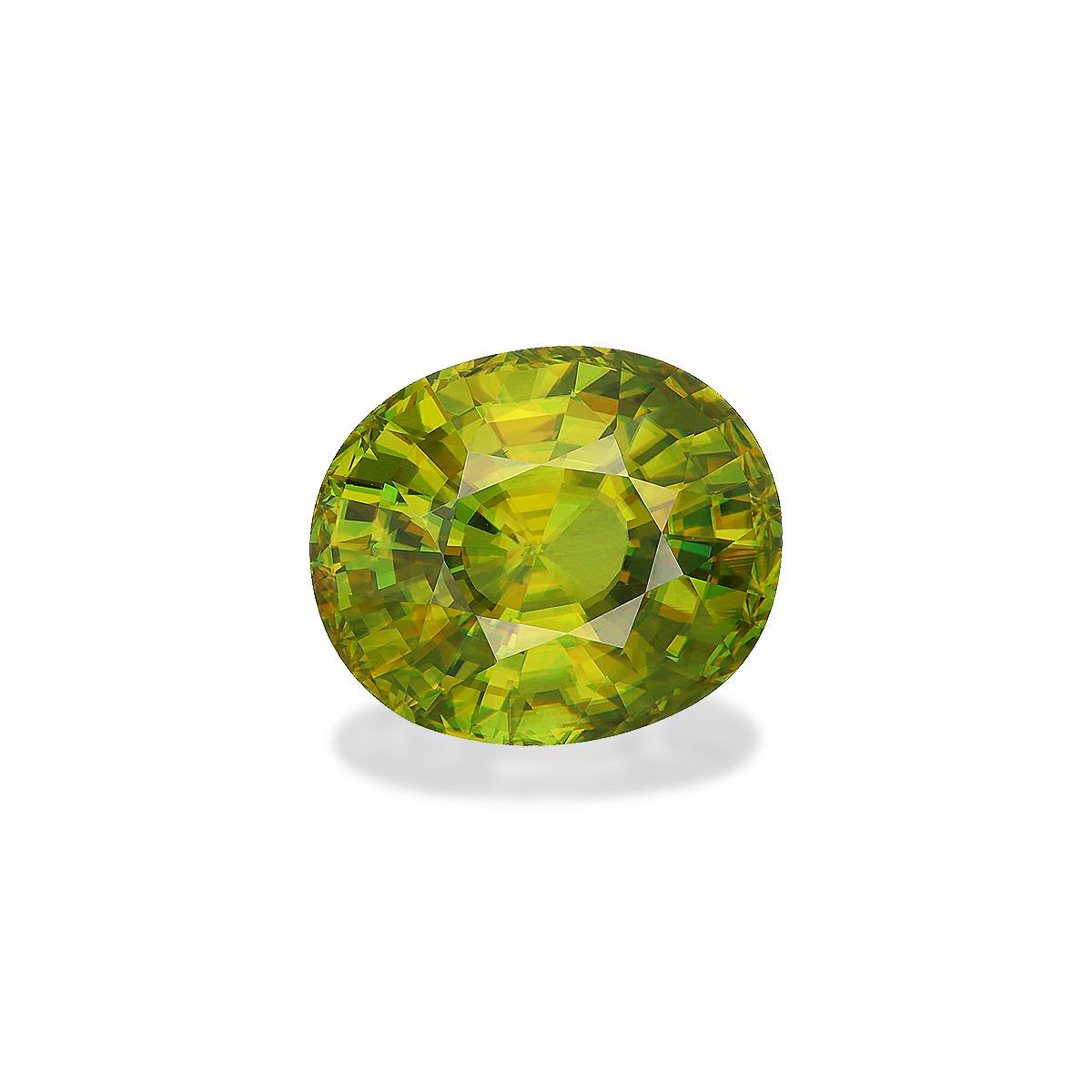 sphene, 46.17ct oval cut — view 3
