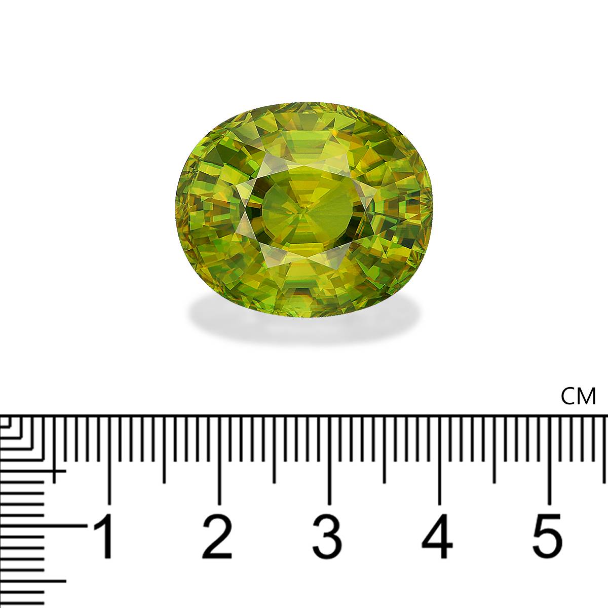 sphene, 46.17ct oval cut — view 4
