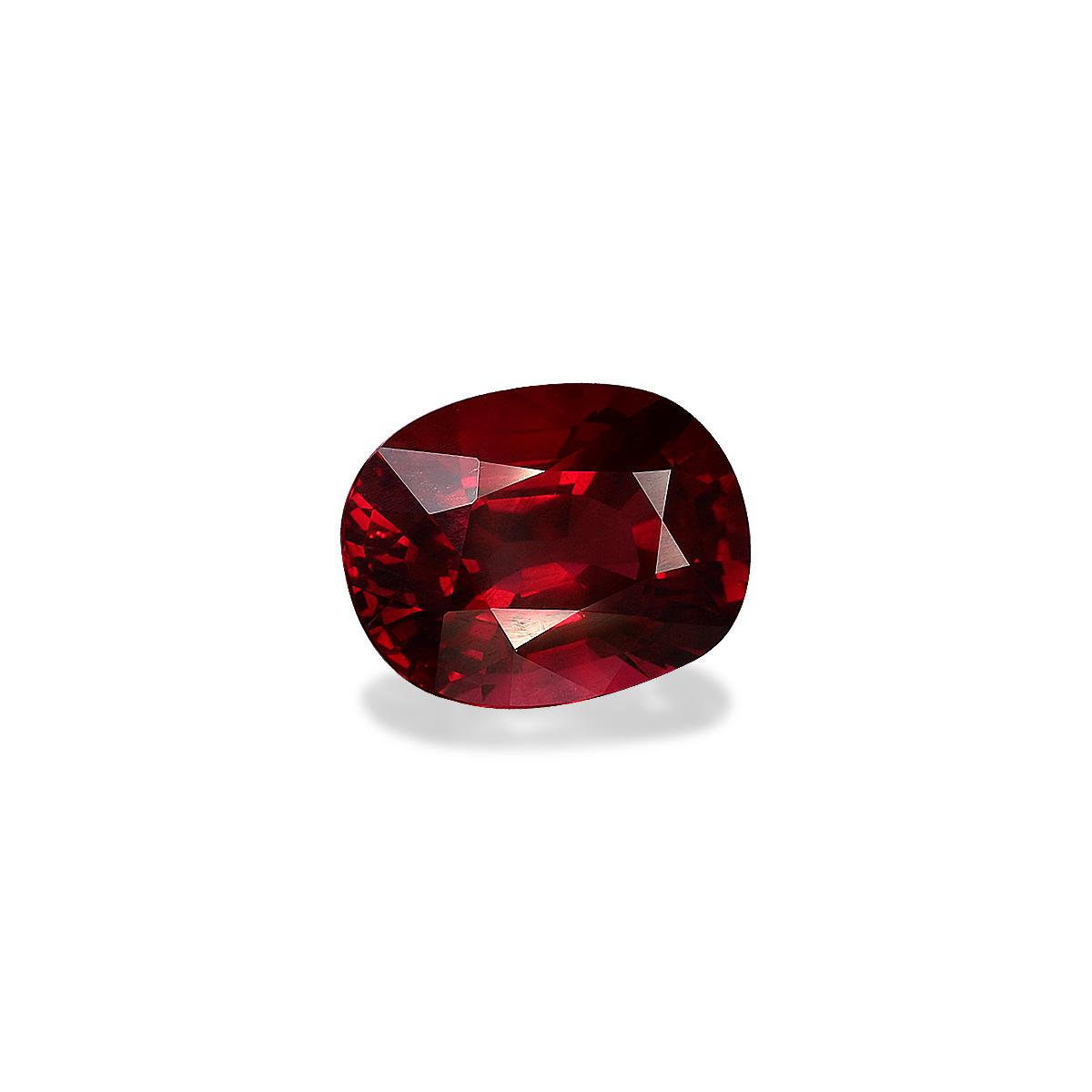 Pigeons Blood red mozambique ruby, 3.4ct oval cut — view 3