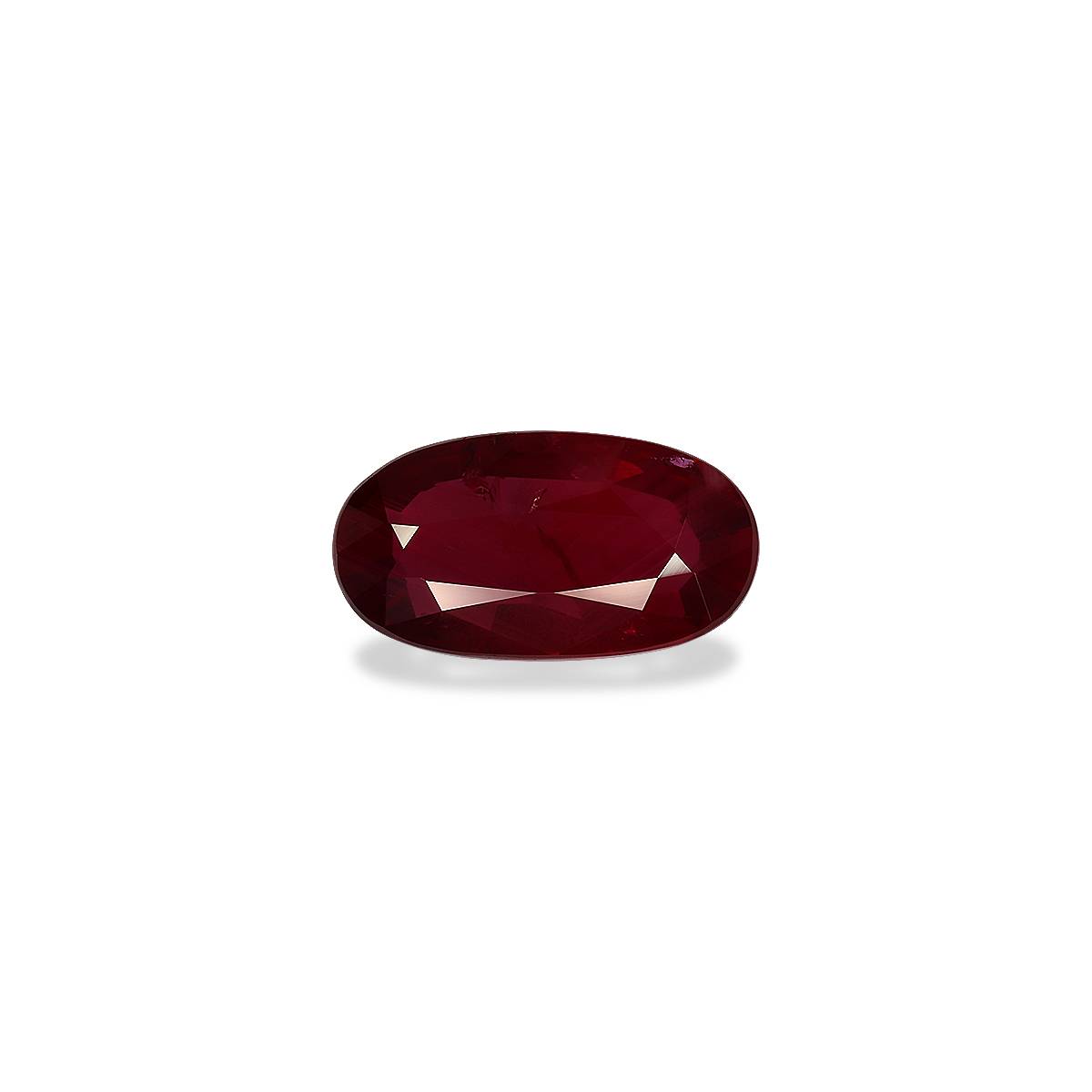 red mozambique ruby, 3.03ct oval cut — main view