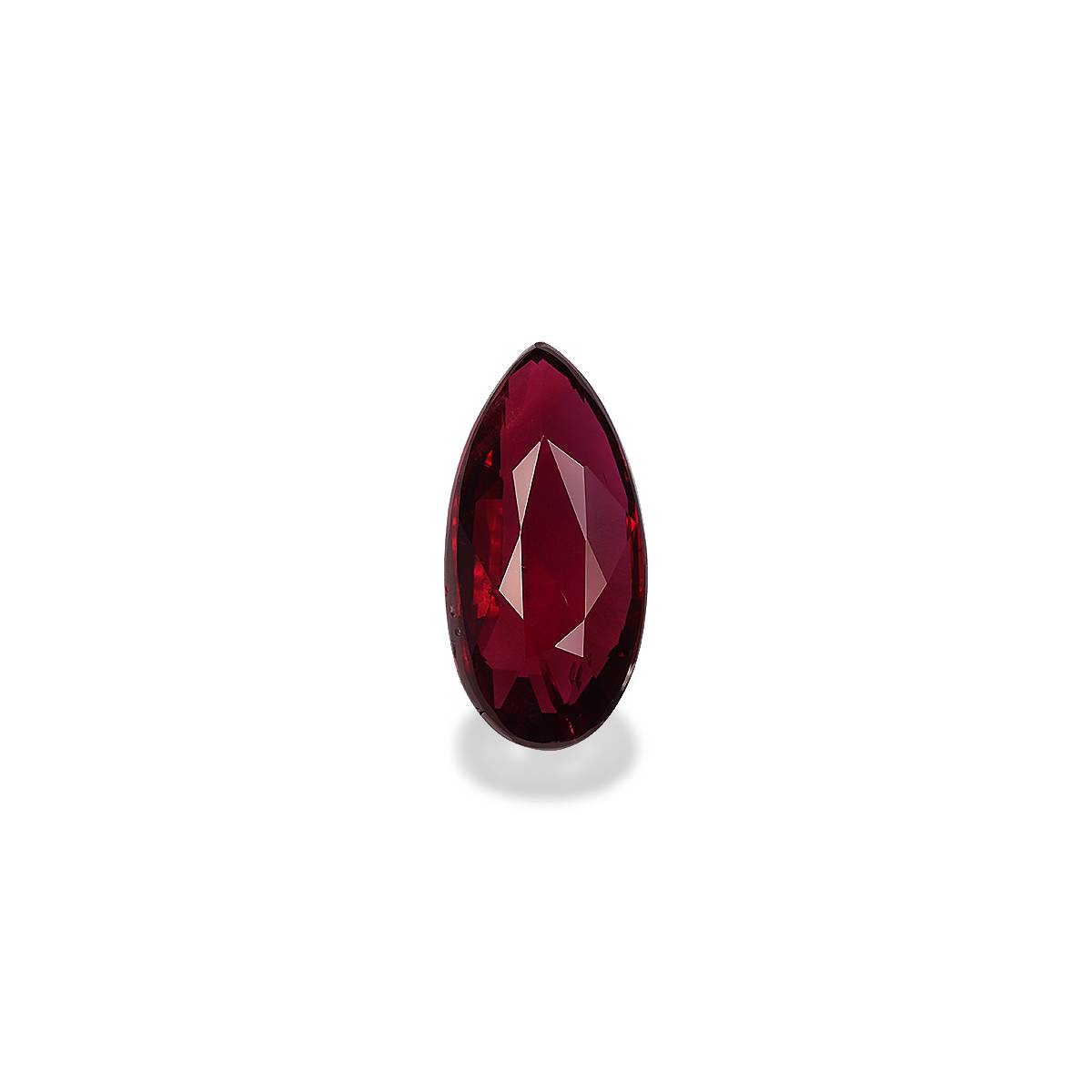 red mozambique ruby, 3.01ct pear cut — main view